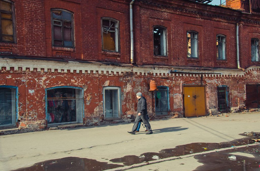 Улица Мало-Тобольская в Барнауле - будущий &quot;Арбат&quot;.