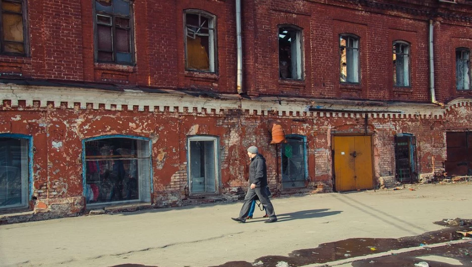 Улица Мало-Тобольская в Барнауле - будущий "Арбат".