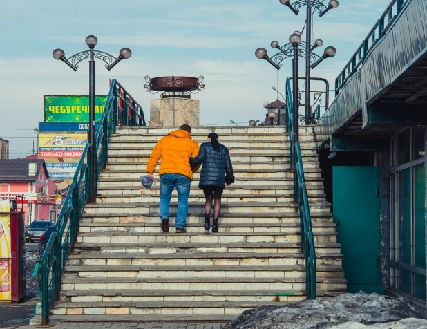 Улица Мало-Тобольская в Барнауле. Будущий "Арбат".