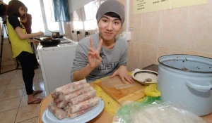 Праздник национальной кухни в АлтГТУ. 9 апреля 2015 года.