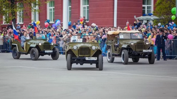 День Победы в Барнауле.