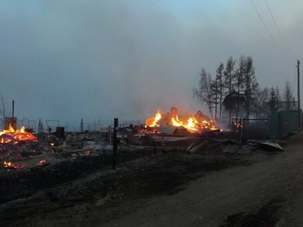 Пожар в Забайкальском крае.