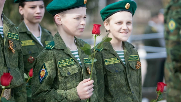 Эстафета Победы в Барнауле. 18 апреля 2014 года.