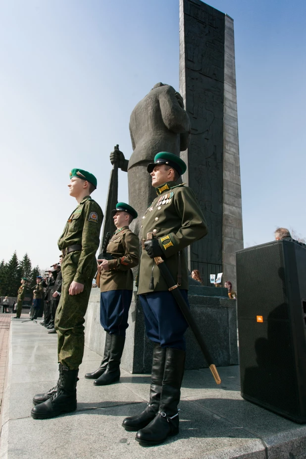 Эстафета Победы в Барнауле. 18 апреля 2014 года.