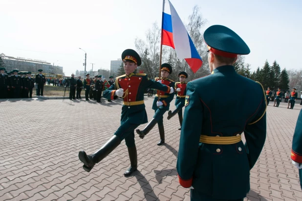 Эстафета Победы в Барнауле. 18 апреля 2014 года.