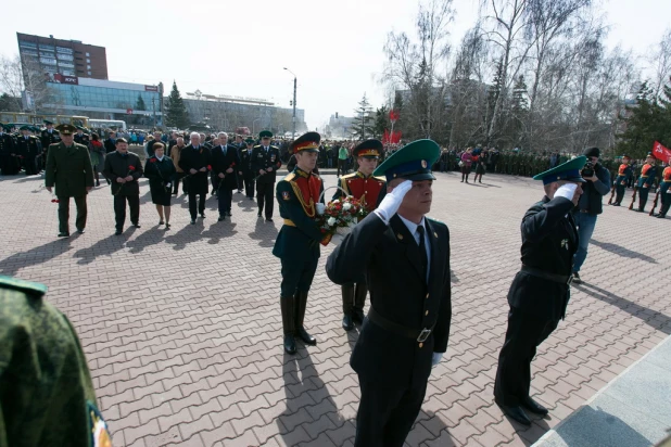 Эстафета Победы в Барнауле. 18 апреля 2014 года.