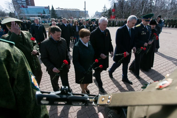 Эстафета Победы в Барнауле. 18 апреля 2014 года.