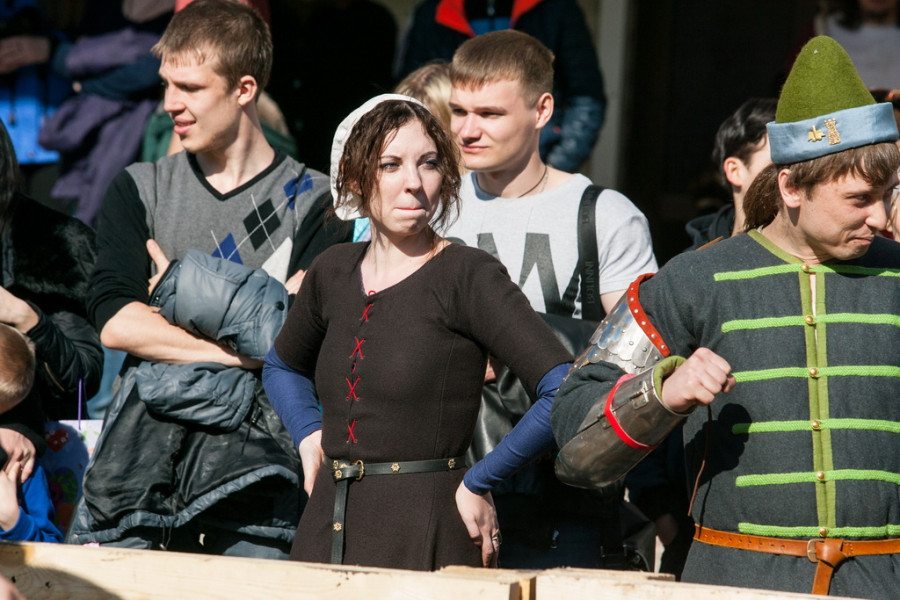 Рыцарские бои в Барнауле. 18 апреля 2015 года.