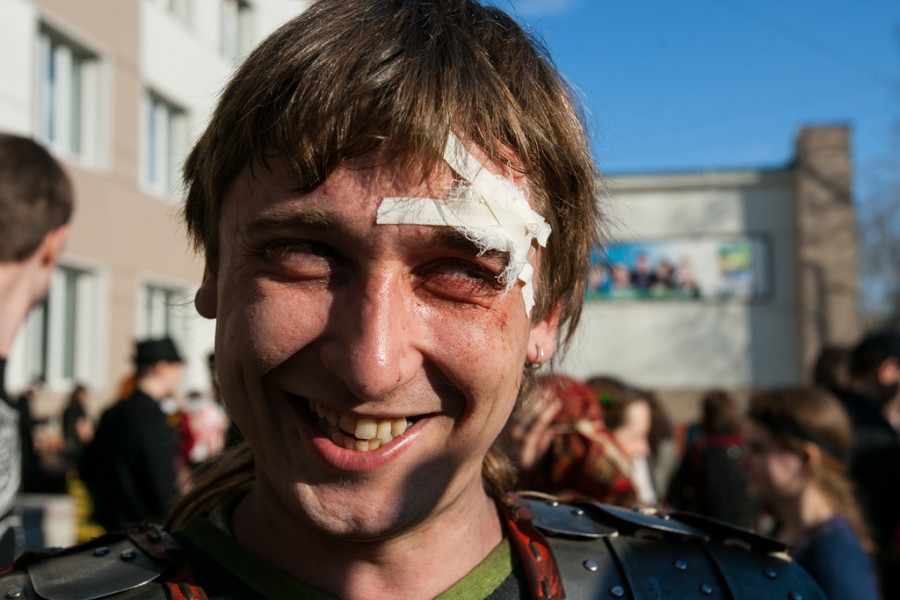 Рыцарские бои в Барнауле. 18 апреля 2015 года.