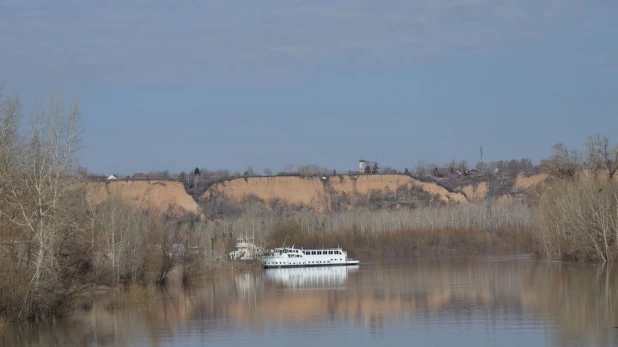 Вода на подступах к Затону, апрель 2015.