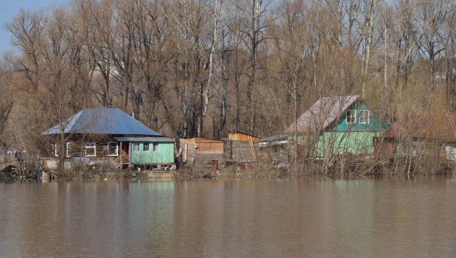 Вода на подступах к Затону, апрель 2015.