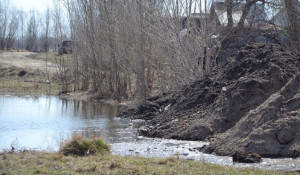 Паводок в Барнауле 22 апреля 2015 года.