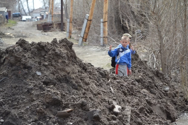 Паводок в Затоне, 23 апреля 2015 года.