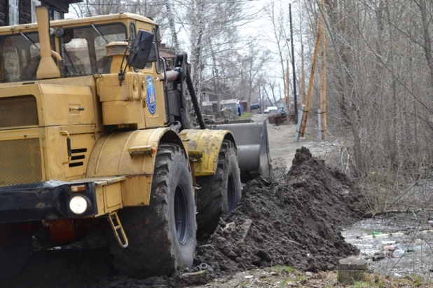 Паводок в Затоне, 23 апреля 2015 года.