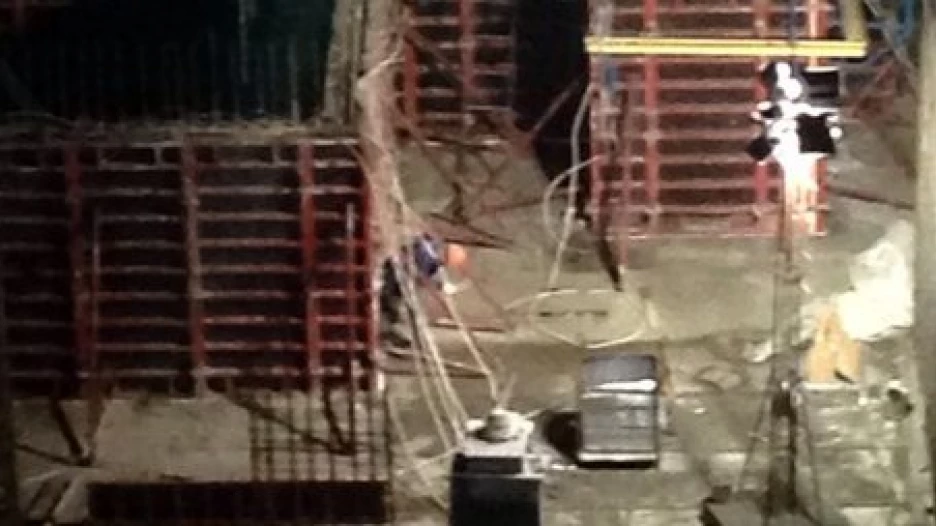 Строящийся объект.