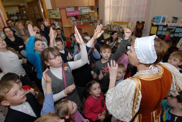 Библионочь в библиотеке им. Крупской. 24 апреля 2015 г.