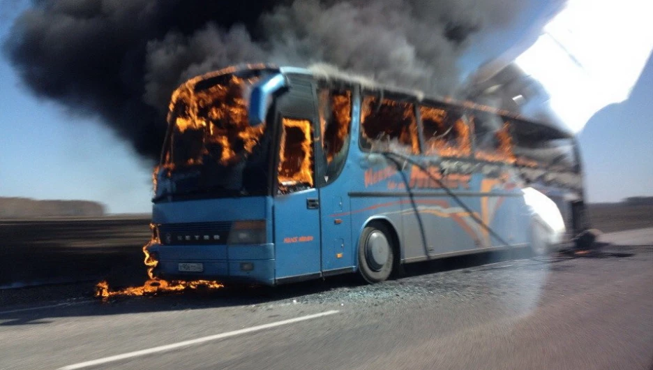 Пожар на М52. 25 апреля 2015 г.