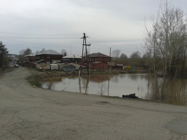 Паводок в Затоне 26 апреля 2015 года.