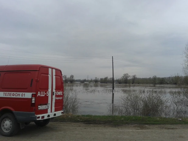 Паводок в Затоне 26 апреля 2015 года.