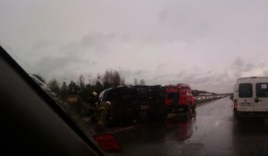 ДТП у Нового моста в Барнауле, 27 апреля 2015 года.