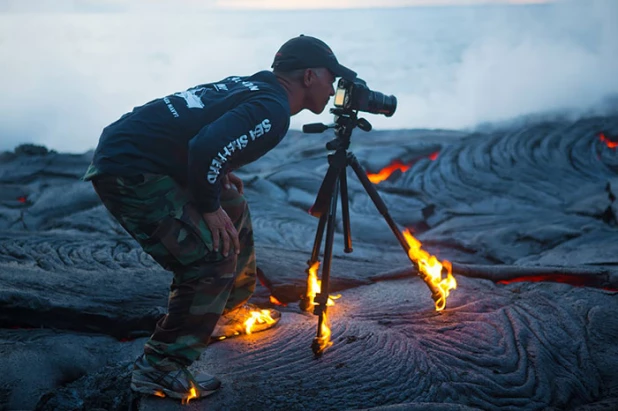 На что способны фотографы ради лучшего кадра.