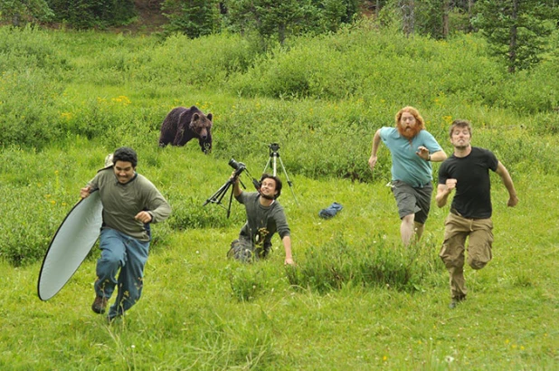 На что способны фотографы ради лучшего кадра.