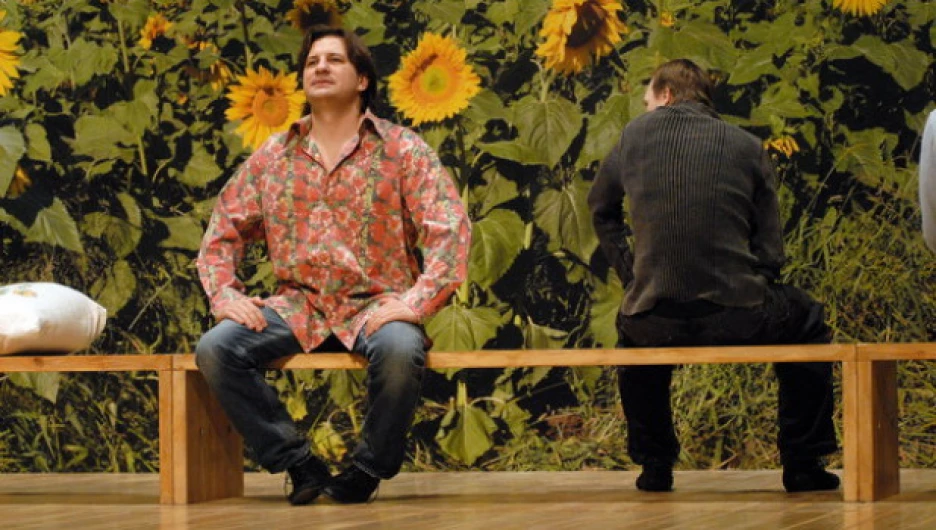 Репетиция спектакля "Рассказы Шукшина" на сцене краевого театра драмы. Барнаул, 7 декабря 2009 года. 