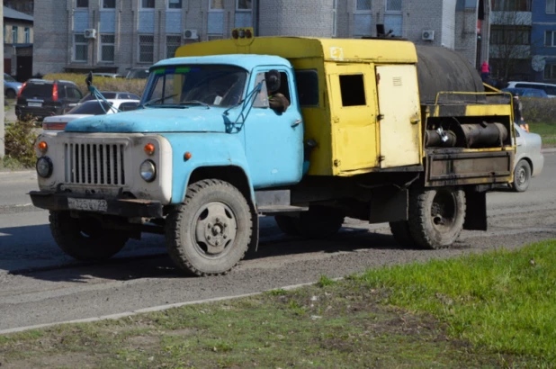 Ремонт дорог в Барнауле.