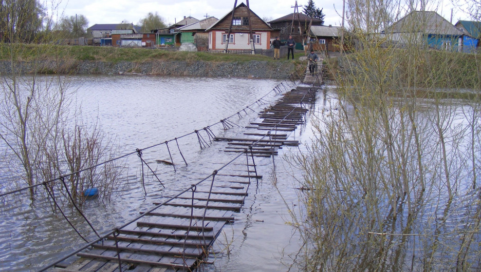 Наводнение в Тальменке, 29 апреля 2015 года.