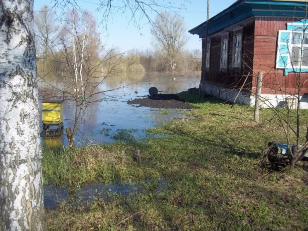 Паводок в Тальменском районе, 28 апреля 2015 года.