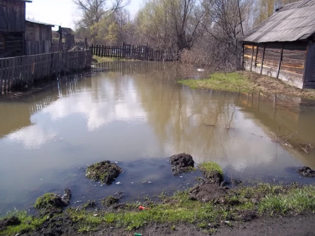 Паводок в Тальменском районе, 28 апреля 2015 года.