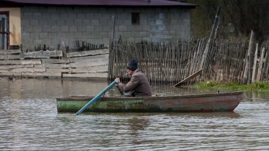 Паводок в Затоне, 30 апреля 2015 года.