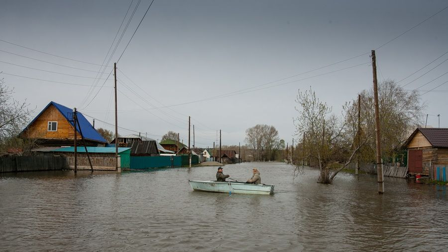 Паводок в Затоне, 30 апреля 2015 года.