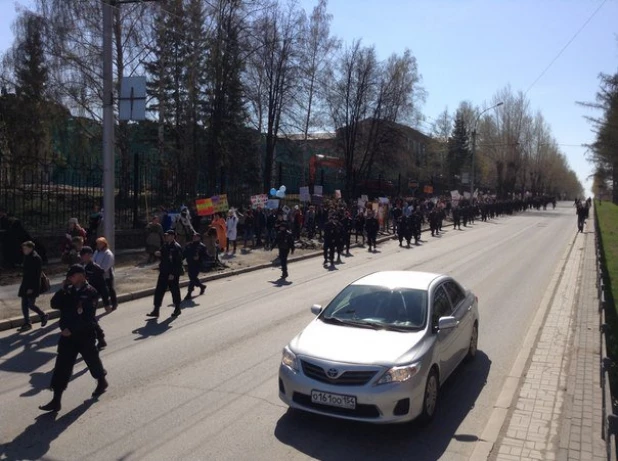 Монстрация в Новосибирске - 2015.