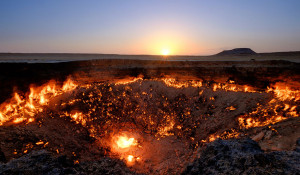 Ворота в ад, Туркмения.