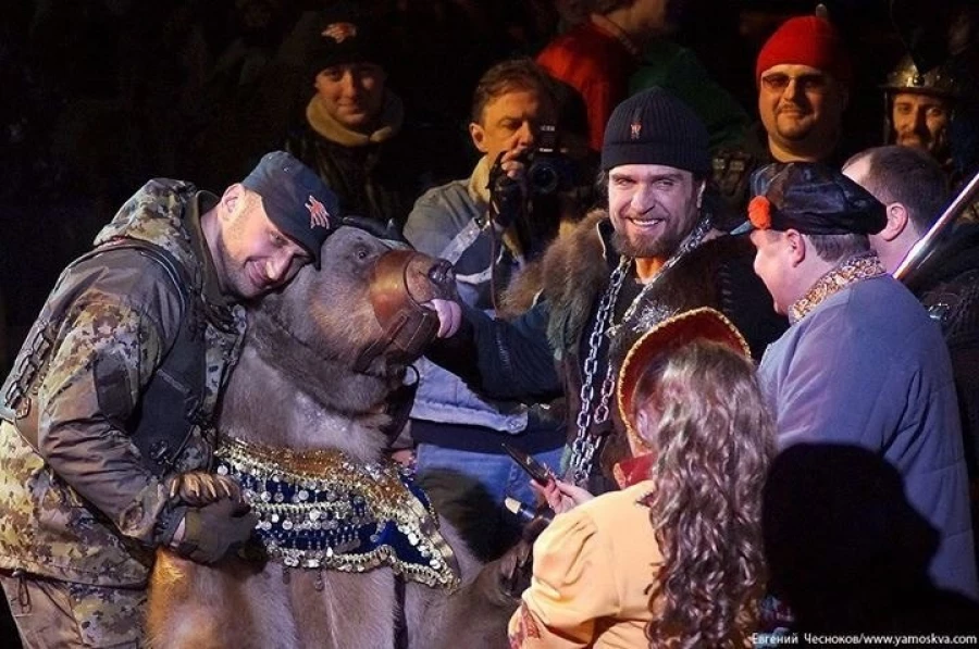 Знаменитый медведь Степан.