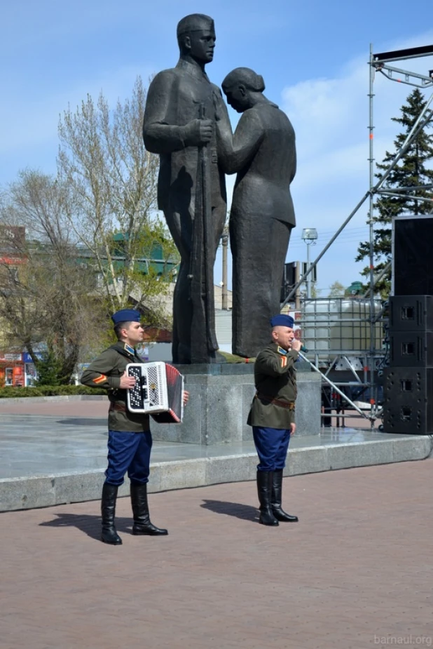 "Вспомним всех поименно…". Барнаул, 8 мая, 2015 года.