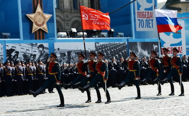 Парад Победы в Москве 9 мая 2015 года.