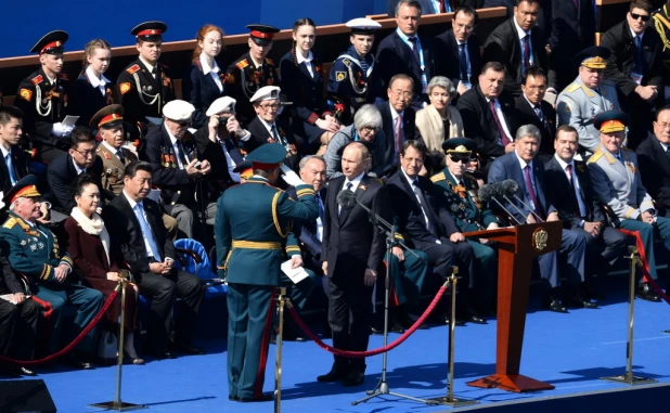 Парад Победы в Москве 9 мая 2015 года.