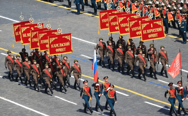 Парад Победы в Москве 9 мая 2015 года.