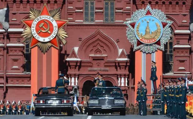 Парад Победы в Москве 9 мая 2015 года.