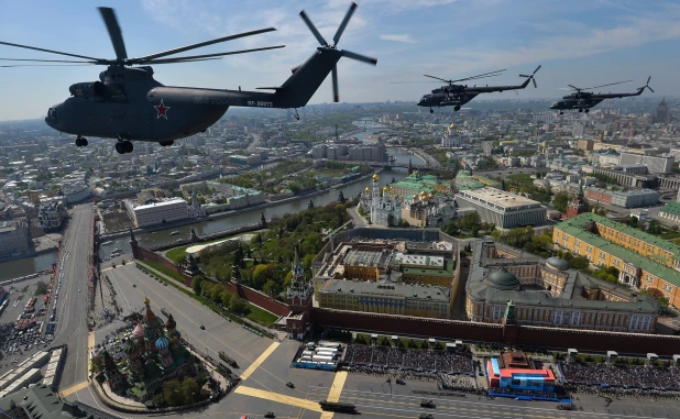 Парад Победы в Москве 9 мая 2015 года.