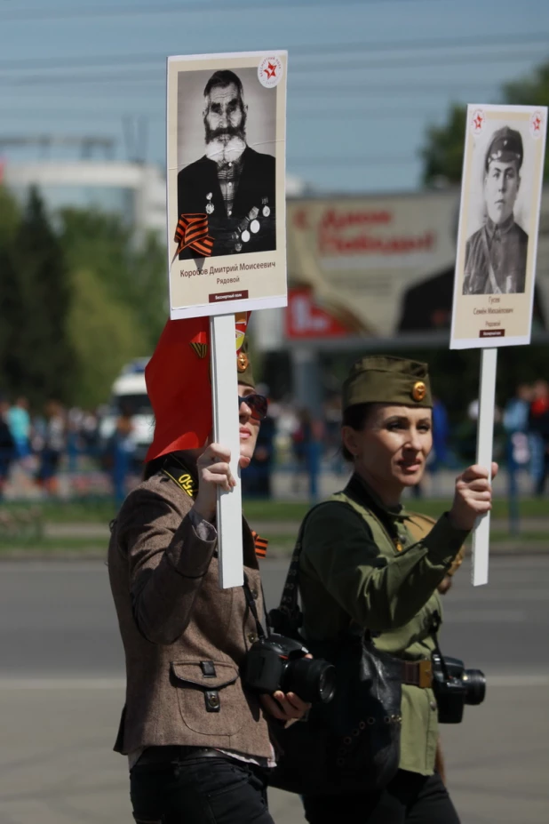 Девушки Барнаула на 9 мая 2015.