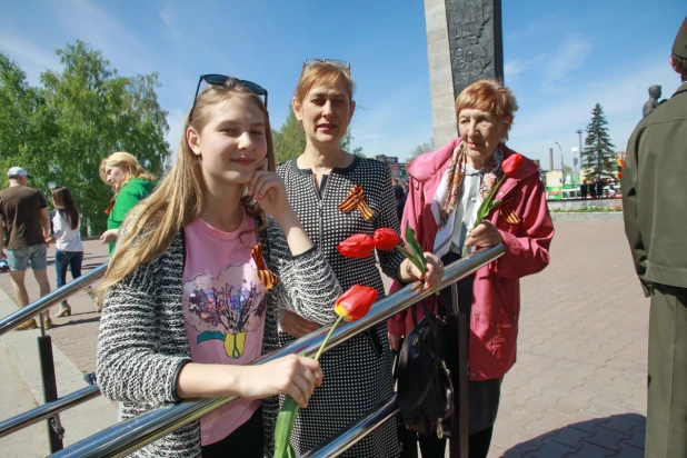 Девушки Барнаула на 9 мая 2015.