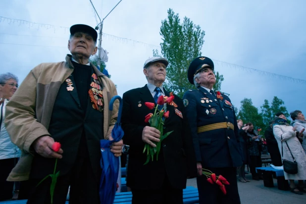 В Барнауле прошла реконструкция взятия Рейхстага. 11 мая, 2015 года.