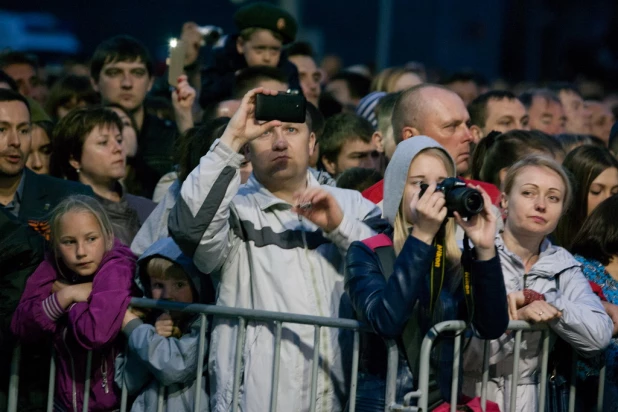 В Барнауле прошла реконструкция взятия Рейхстага. 11 мая, 2015 года.