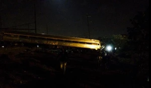 Крушение поезда.