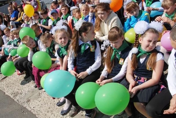 Барнаульские школьники впервые сдавали нормы ГТО.