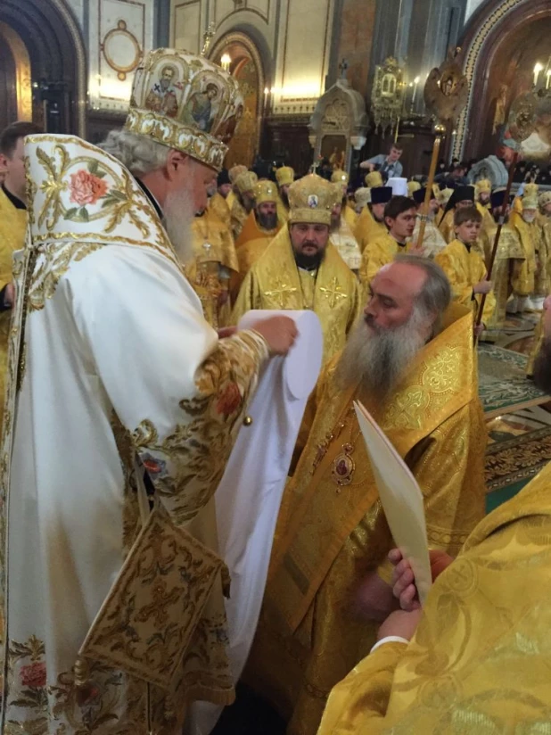 Епископ Барнаульский и Алтайский Сергий возведен в сан митрополита.