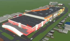 Проект ТРЦ "Галактика" в Барнауле.